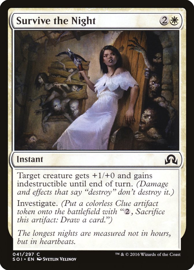 Survive the Night [Shadows over Innistrad] [Foil]