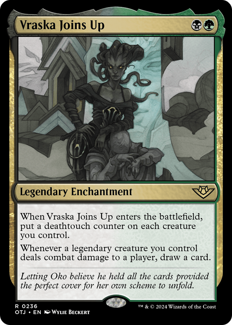 Vraska Joins Up [Outlaws of Thunder Junction] [Foil]