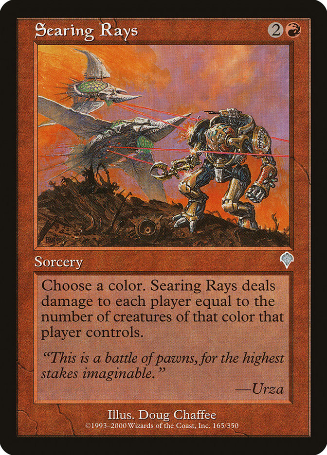 Searing Rays [Invasion] [Foil]