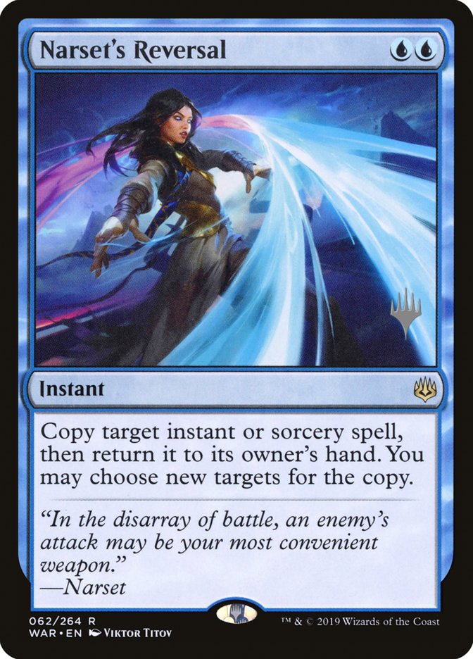 Narset's Reversal (Promo Pack) [War of the Spark Promos] [Foil]