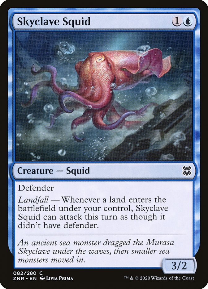 Skyclave Squid [Zendikar Rising] [Foil]