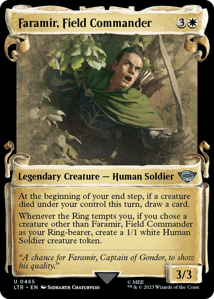 Faramir, Field Commander [The Lord of the Rings: Tales of Middle-Earth Showcase Scrolls] [Foil]