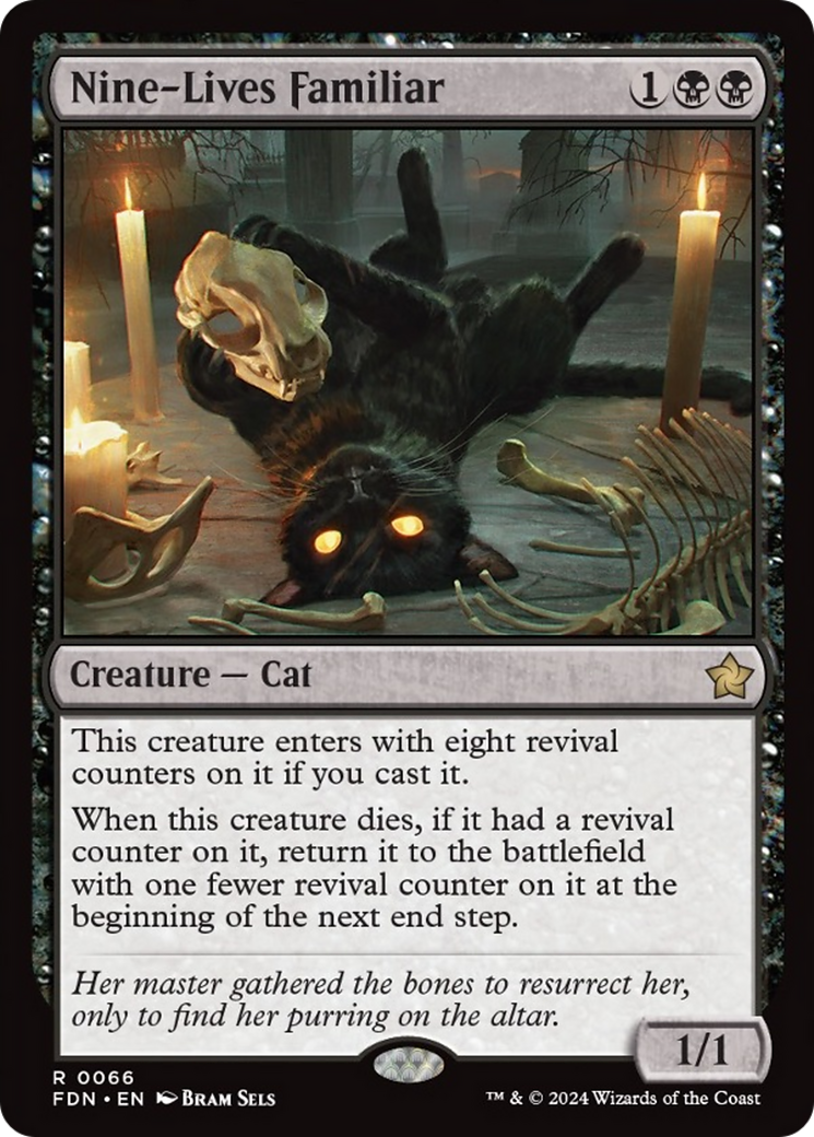 Nine-Lives Familiar [Foundations] [Foil]