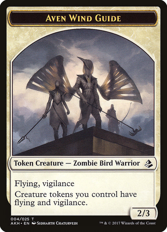 Aven Wind Guide Token [Amonkhet Tokens] [Foil]
