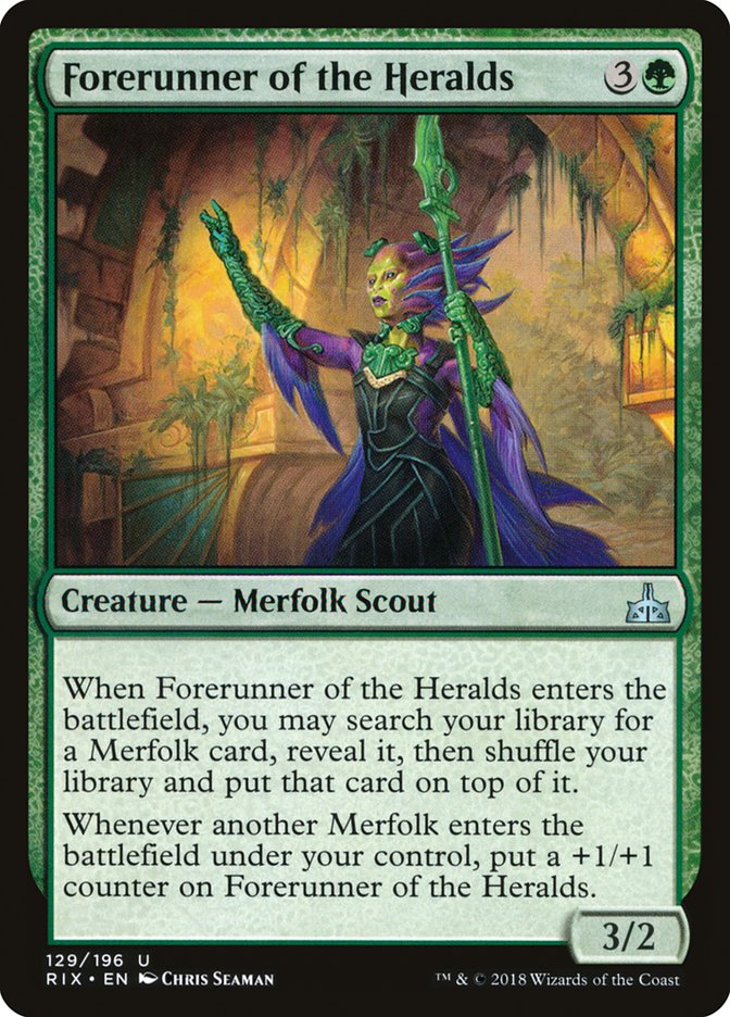 Forerunner of the Heralds [Rivals of Ixalan] [Foil]