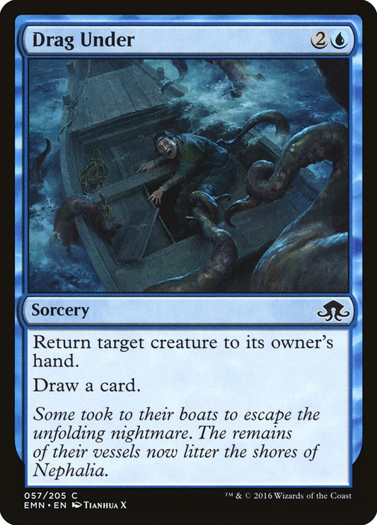 Drag Under [Eldritch Moon] [Foil]