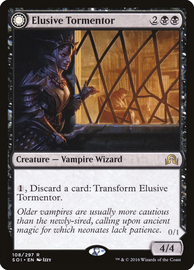 Elusive Tormentor // Insidious Mist [Shadows over Innistrad] [Foil]
