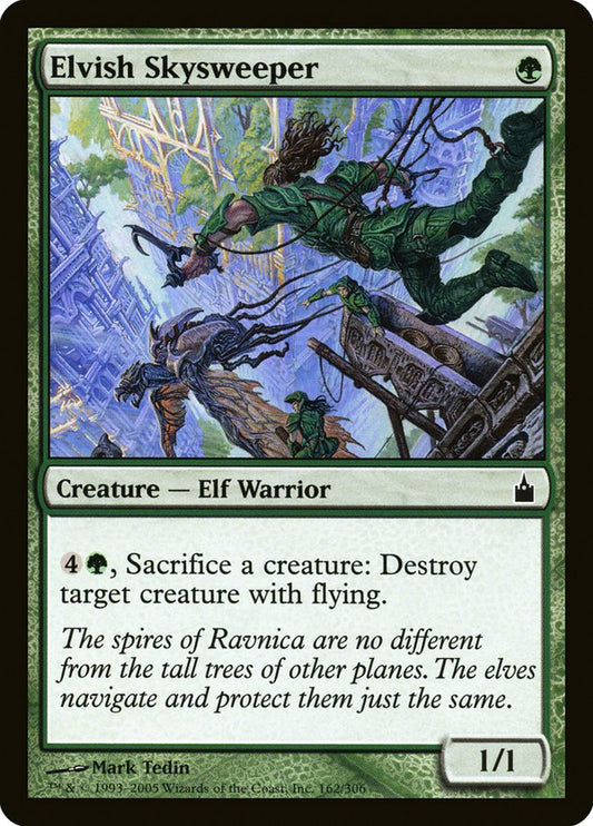 Elvish Skysweeper [Ravnica: City of Guilds] [Foil]