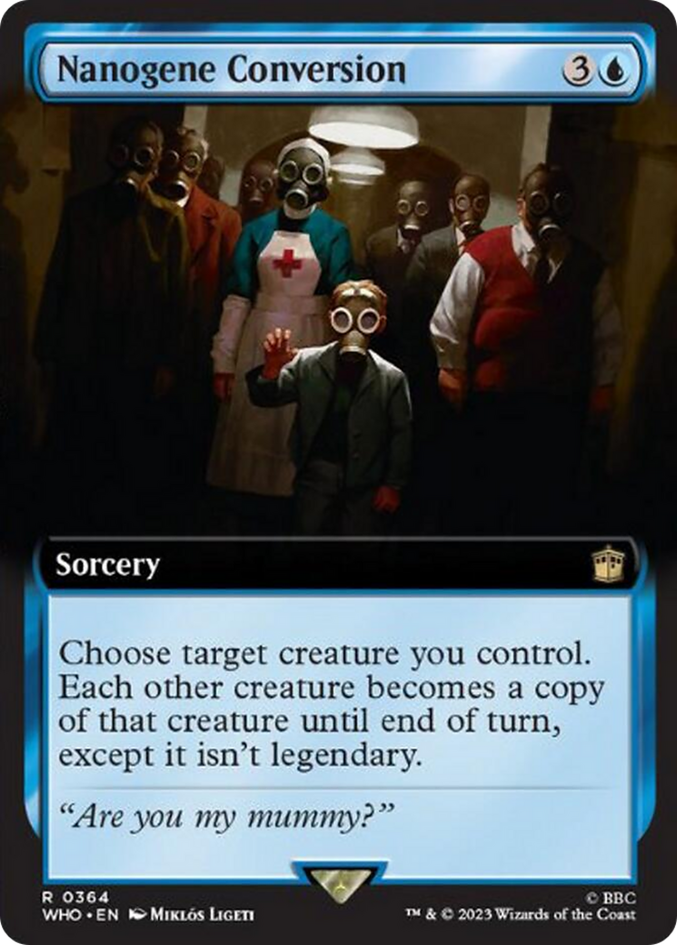 Nanogene Conversion (Extended Art) [Doctor Who] [Foil]