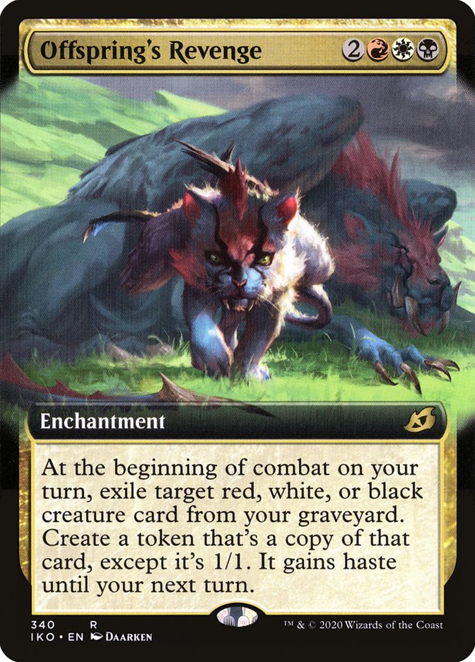 Offspring's Revenge (Extended Art) [Ikoria: Lair of Behemoths] [Foil]