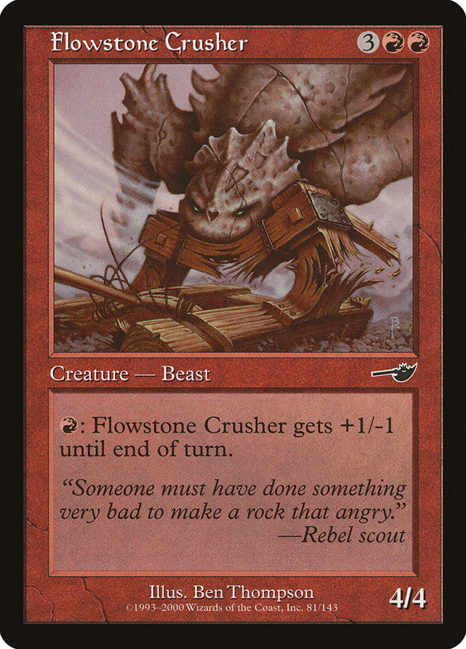 Flowstone Crusher [Nemesis] [Foil]