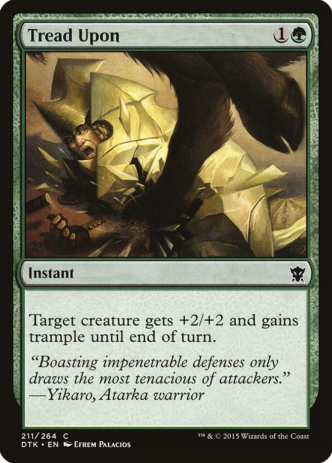 Tread Upon [Dragons of Tarkir] [Foil]