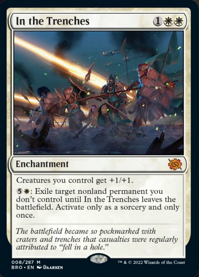 In the Trenches (Promo Pack) [The Brothers' War Promos] [Foil]