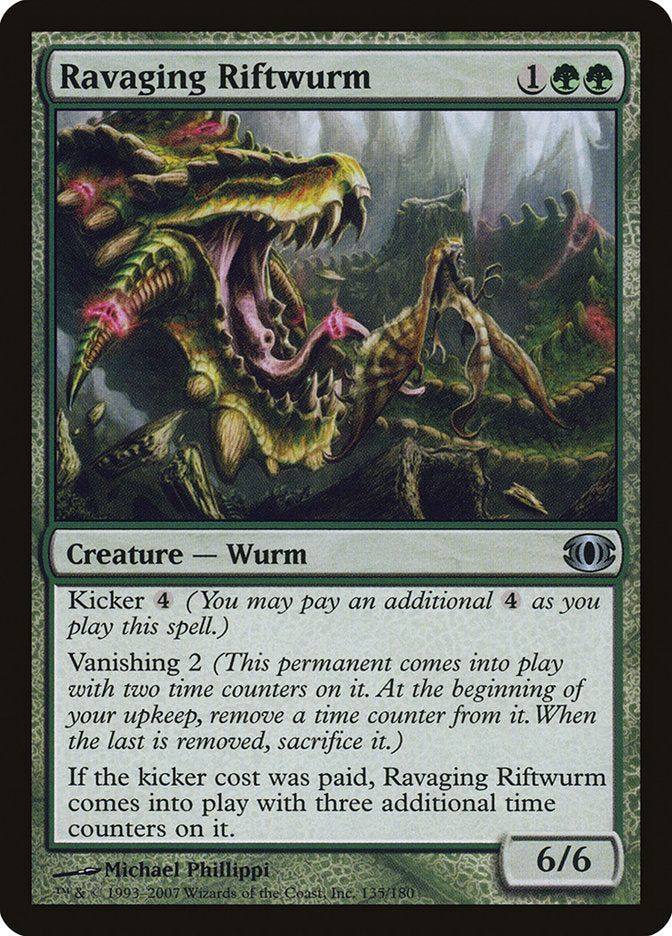 Ravaging Riftwurm [Future Sight] [Foil]