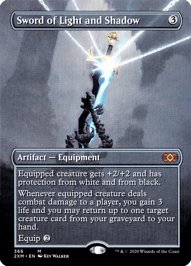 Sword of Light and Shadow (Toppers) [Double Masters] [Foil]