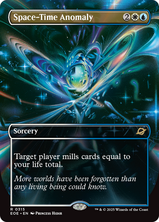 Space-Time Anomaly (Borderless) [Edge of Eternities] [Foil]