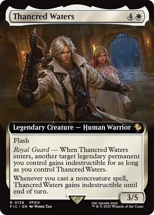 Thancred Waters (Extended Art) [FINAL FANTASY Commander] [Foil]