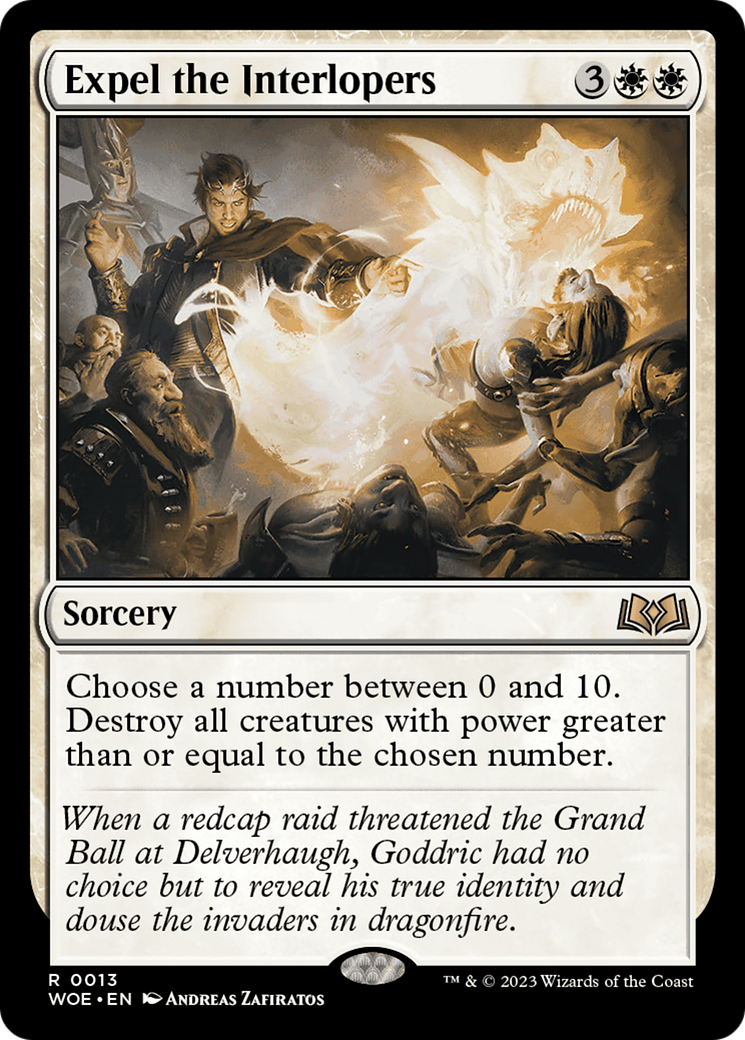 Expel the Interlopers [Wilds of Eldraine] [Foil]