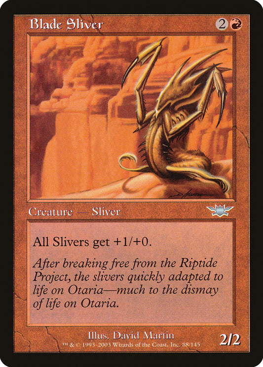 Blade Sliver [Legions] [Foil]