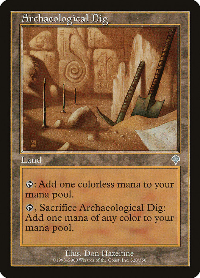 Archaeological Dig [Invasion] [Foil]