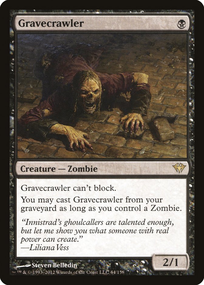 Gravecrawler [Dark Ascension] [Foil]