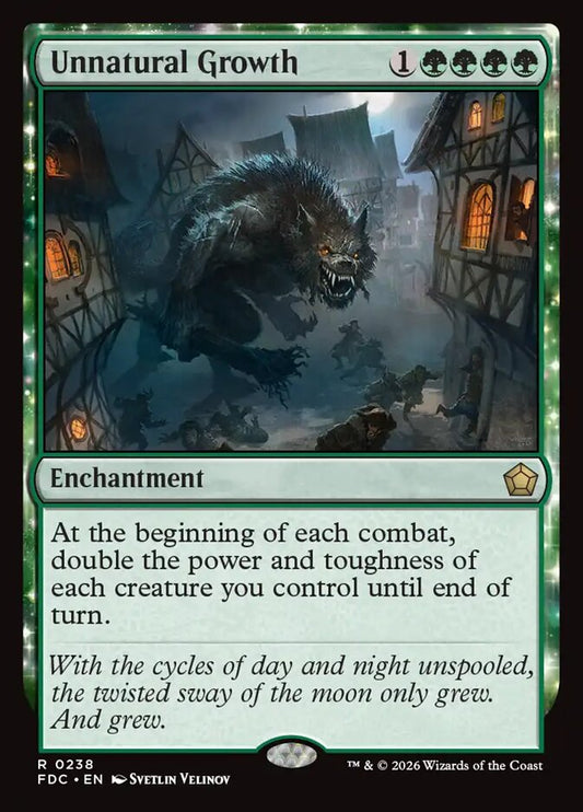 Unnatural Growth [Foundations Commander]