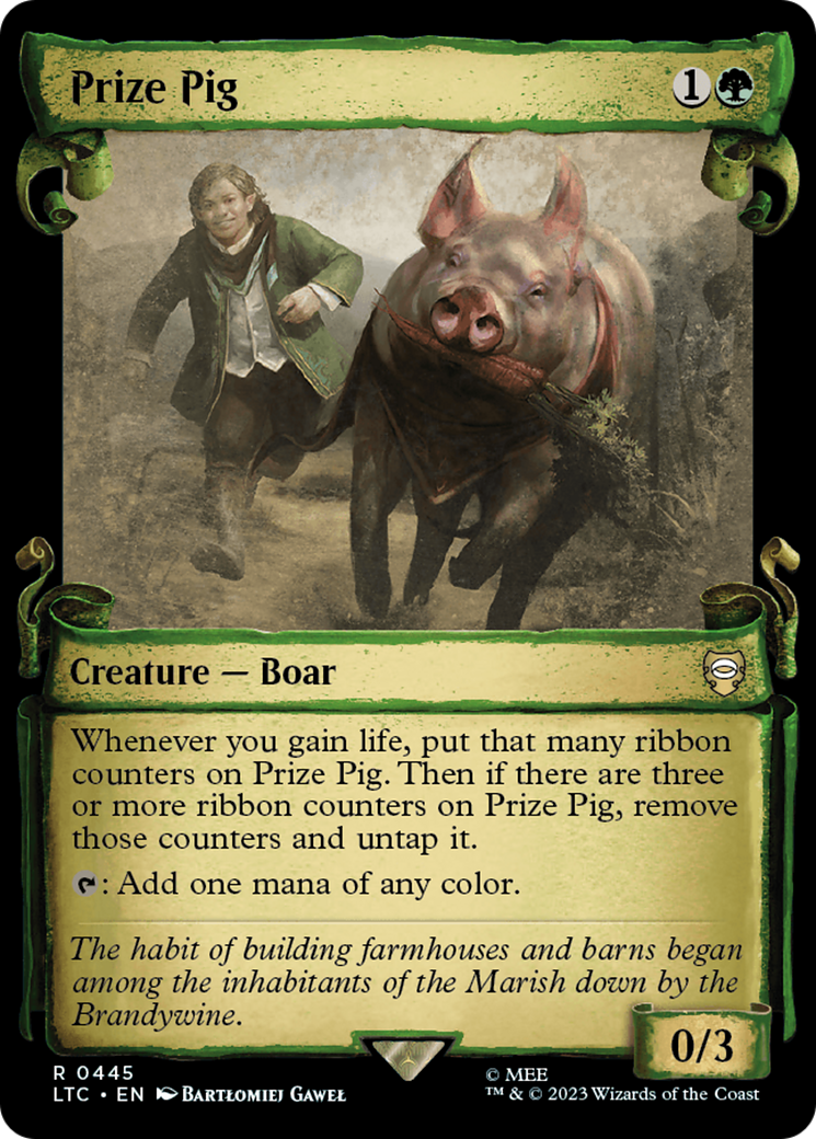 Prize Pig [The Lord of the Rings: Tales of Middle-Earth Commander Showcase Scrolls] [Foil]