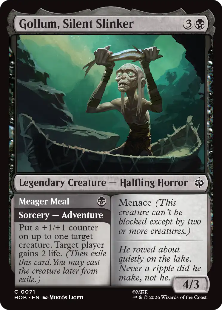 Gollum, Silent Slinker [The Hobbit] [Foil]