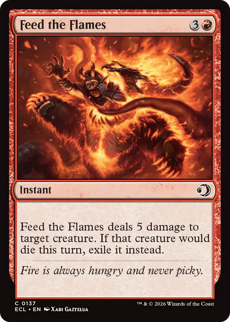 Feed the Flames [Lorwyn Eclipsed] [Foil]
