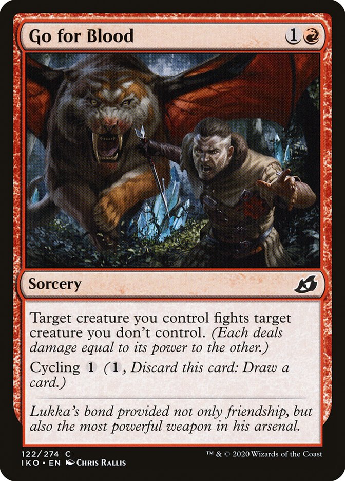 Go for Blood [Ikoria: Lair of Behemoths] [Foil]