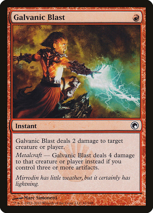 Galvanic Blast [Scars of Mirrodin] [Foil]