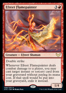 Efreet Flamepainter [Strixhaven: School of Mages] [Foil]