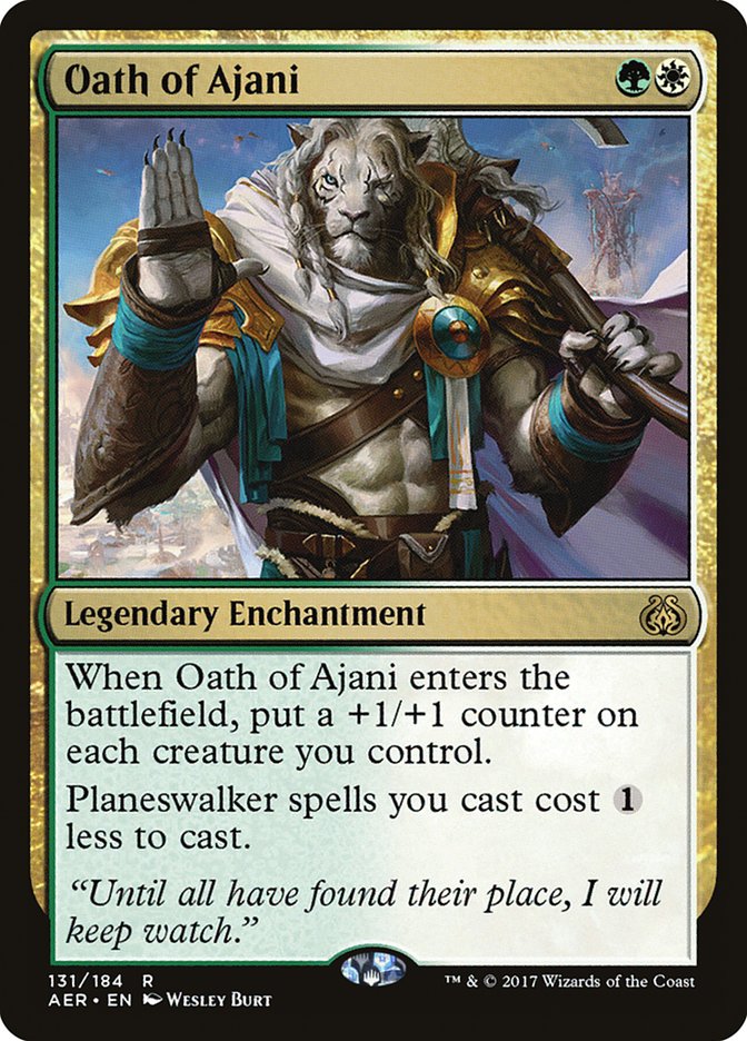 Oath of Ajani [Aether Revolt] [Foil]