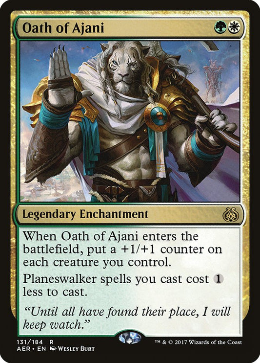 Oath of Ajani [Aether Revolt] [Foil]