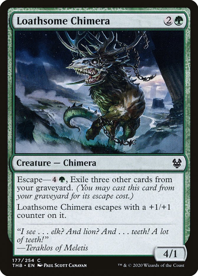 Loathsome Chimera [Theros Beyond Death] [Foil]