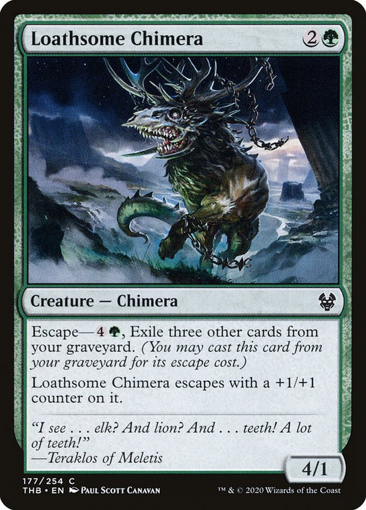 Loathsome Chimera [Theros Beyond Death] [Foil]