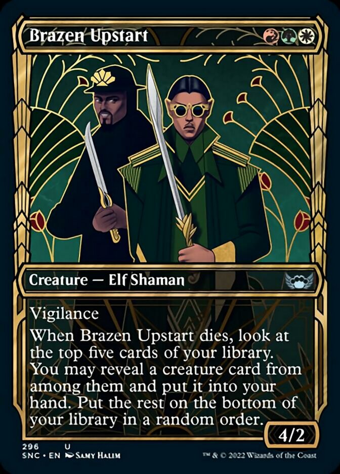 Brazen Upstart (Showcase Golden Age) [Streets of New Capenna] [Foil]