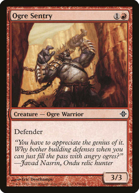 Ogre Sentry [Rise of the Eldrazi] [Foil]