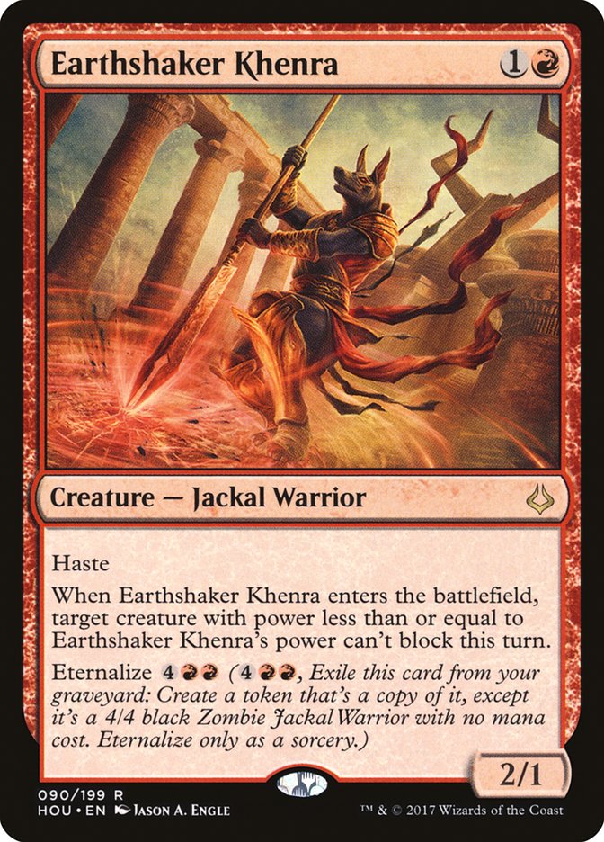 Earthshaker Khenra [Hour of Devastation] [Foil]