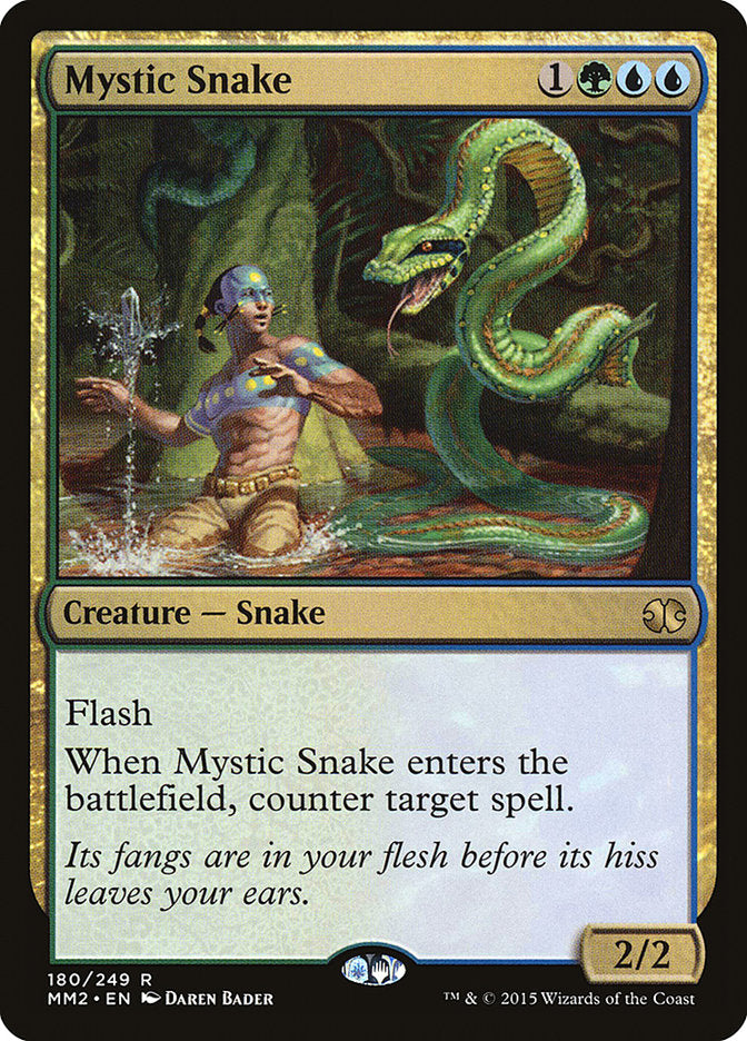 Mystic Snake [Modern Masters 2015] [Foil]