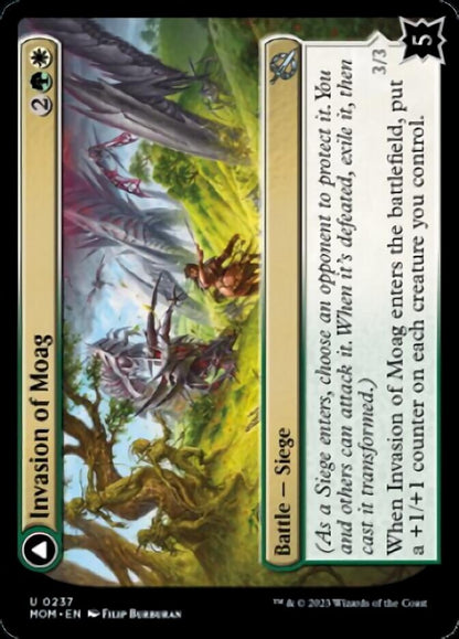 Invasion of Moag // Bloomweaver Dryads [March of the Machine] [Foil]