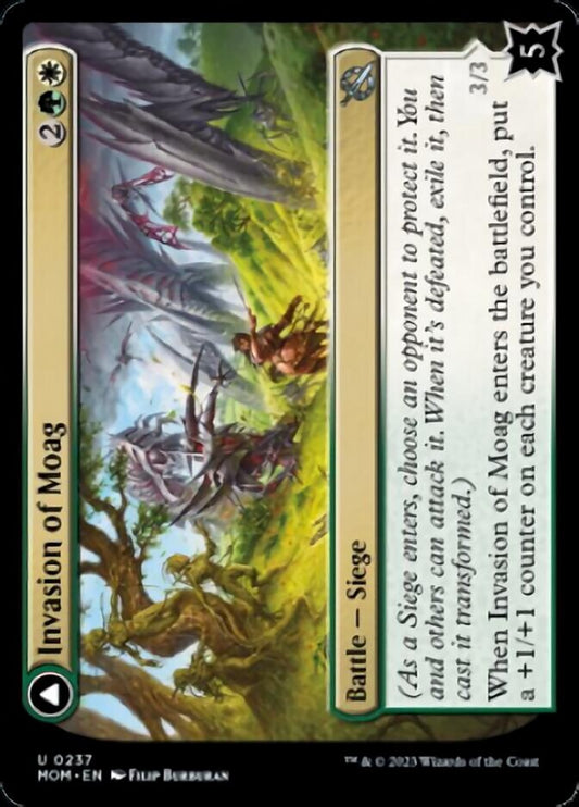Invasion of Moag // Bloomweaver Dryads [March of the Machine] [Foil]