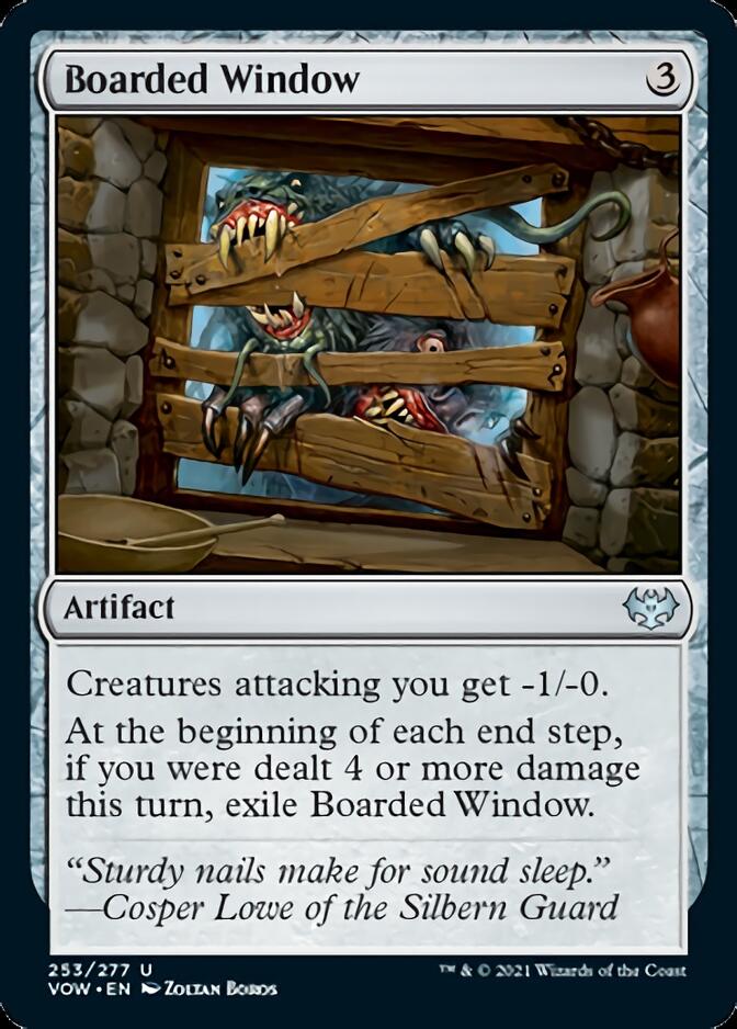 Boarded Window [Innistrad: Crimson Vow] [Foil]