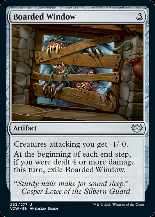 Boarded Window [Innistrad: Crimson Vow] [Foil]
