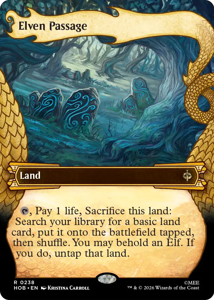 Elven Passage (Showcase) [The Hobbit] [Foil]
