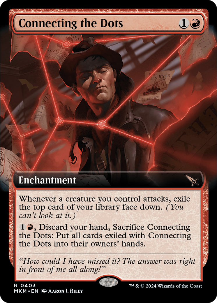 Connecting the Dots (Extended Art) [Murders at Karlov Manor] [Foil]