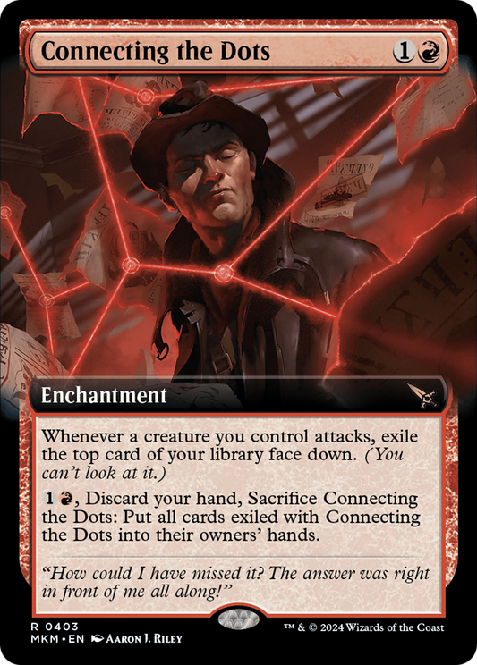 Connecting the Dots (Extended Art) [Murders at Karlov Manor] [Foil]