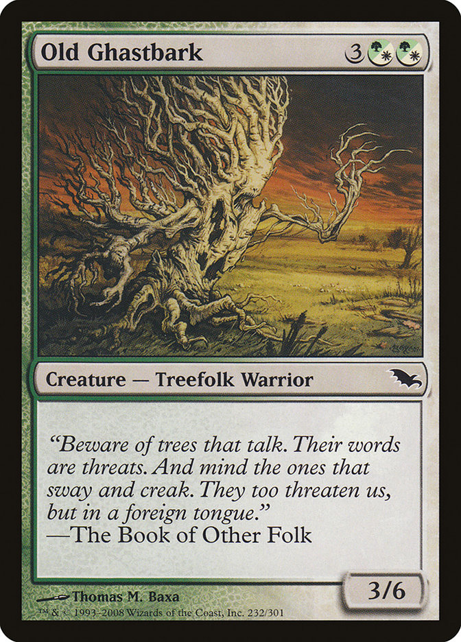 Old Ghastbark [Shadowmoor] [Foil]