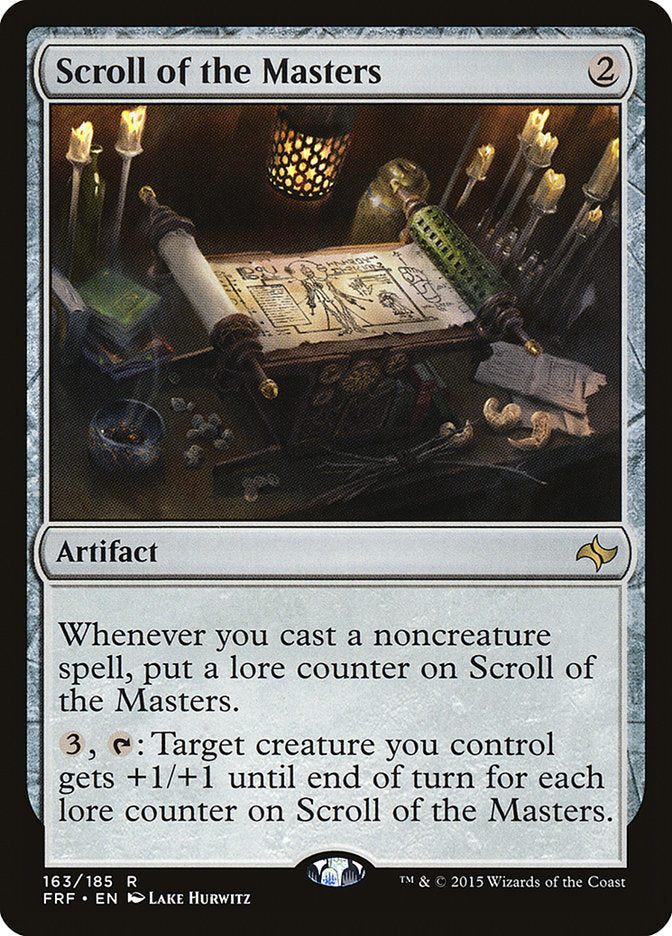 Scroll of the Masters [Fate Reforged] [Foil]