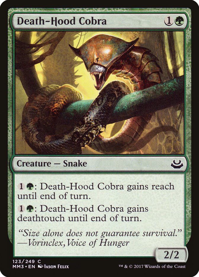 Death-Hood Cobra [Modern Masters 2017] [Foil]